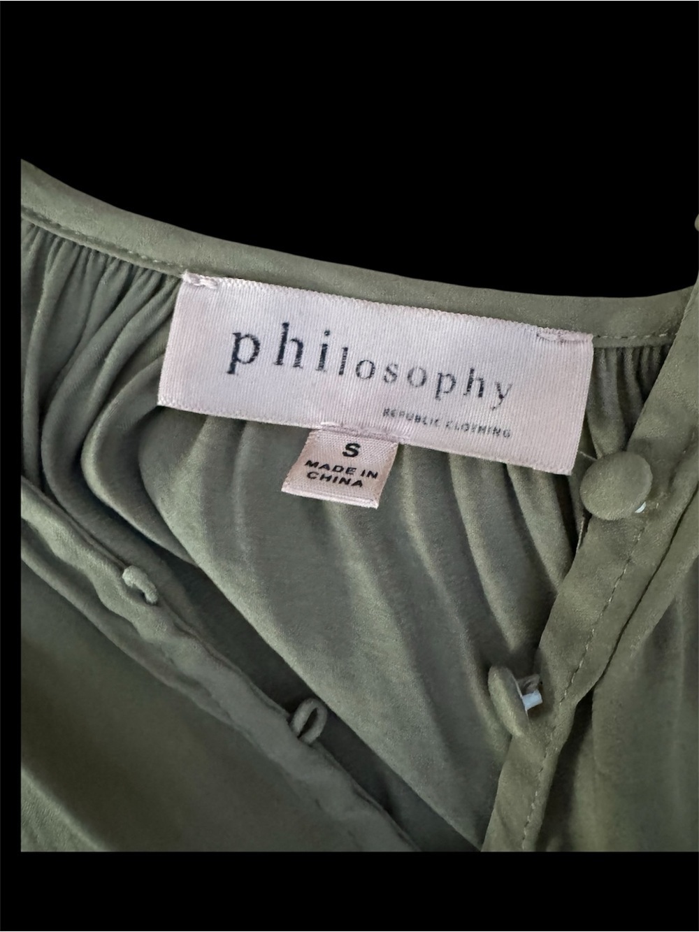 Philosophy Sage Green Sleeveless - Picture 6 of 6